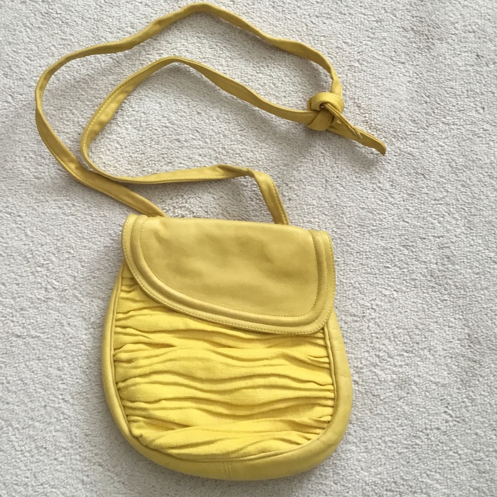 Yellow Women's Crossbody Bag - Lightweight Shoulder Purse